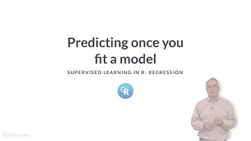 R Tutorial: Predicting once you fit a model