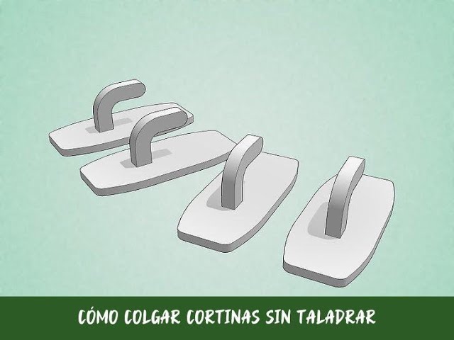 Manualidades sin salir de casa: Cómo colgar unas cortinas sin hacer agujeros .