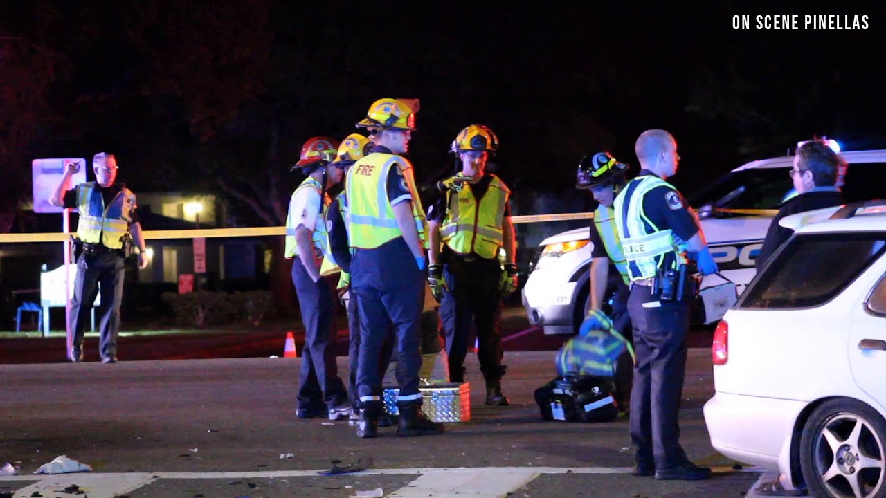 Motorcycle Split Into Two Pieces In Crash On East Bay Drive - YouTube