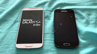 Samsung Galaxy S4 VE (2014) vs Samsung Galaxy S4 Mini VE (2015) - Startup Test