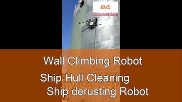 Wall Climbing Robot | Ship Hull Cleaning | Ship derusting Robot