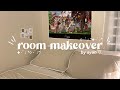 Room makeover 2023  minimalist pinterest  korean inspired ft ikea shopee kaison 