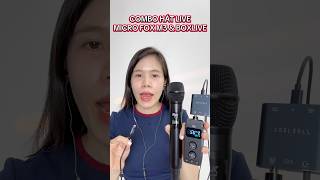 BỘ MIC HÁT LIVE BẰNG ĐIỆN THOẠI - FOX M3 #microphone #pacificaudio #karaoke #foxm3