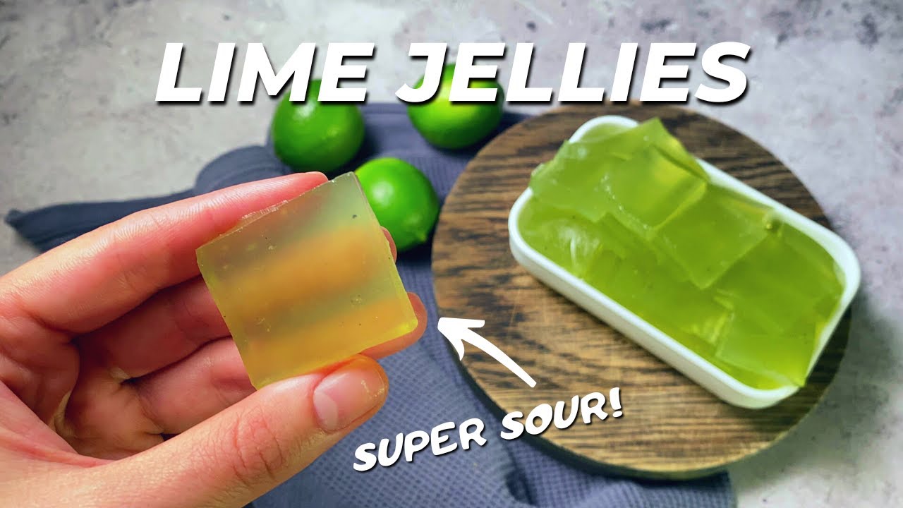 Do You Like Sour Candies? 😝 If So, Try Making These Extra Sour Lime Jelly Dessert!