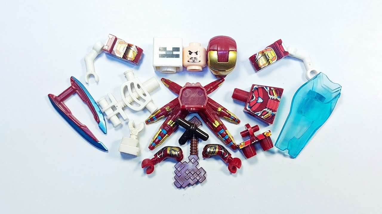 ASSEMBLE LEGO IRON MAN AND LEGO SKULL BONE SKELETON | LEGO MINIFIGURE