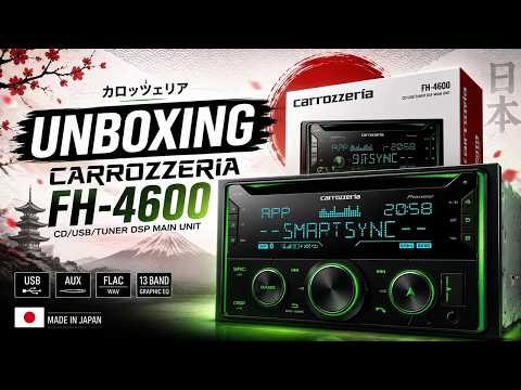 UNBOXING DSP MULTIMIDIA RECEIVER CARROZZERIA FH-4600 PIONEER JAPAN