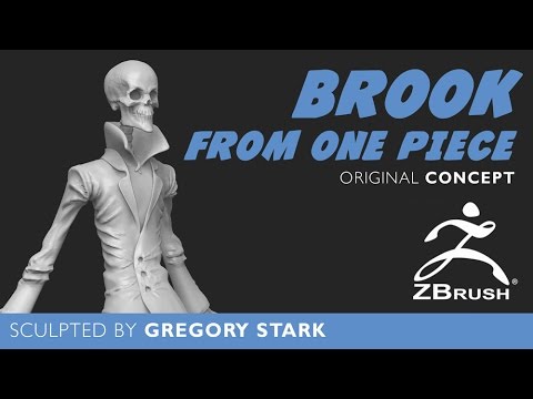 One Piece - Make BROOK with Zbrush, Mudbox & Maya ...