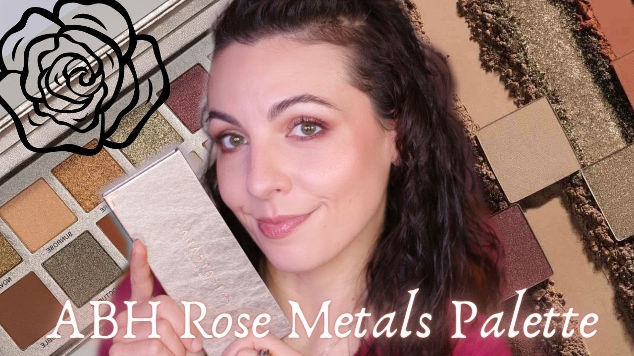 ANASTASIA BEVERLY HILLS ROSE METALS PALETTE: 3 look + swatches + review