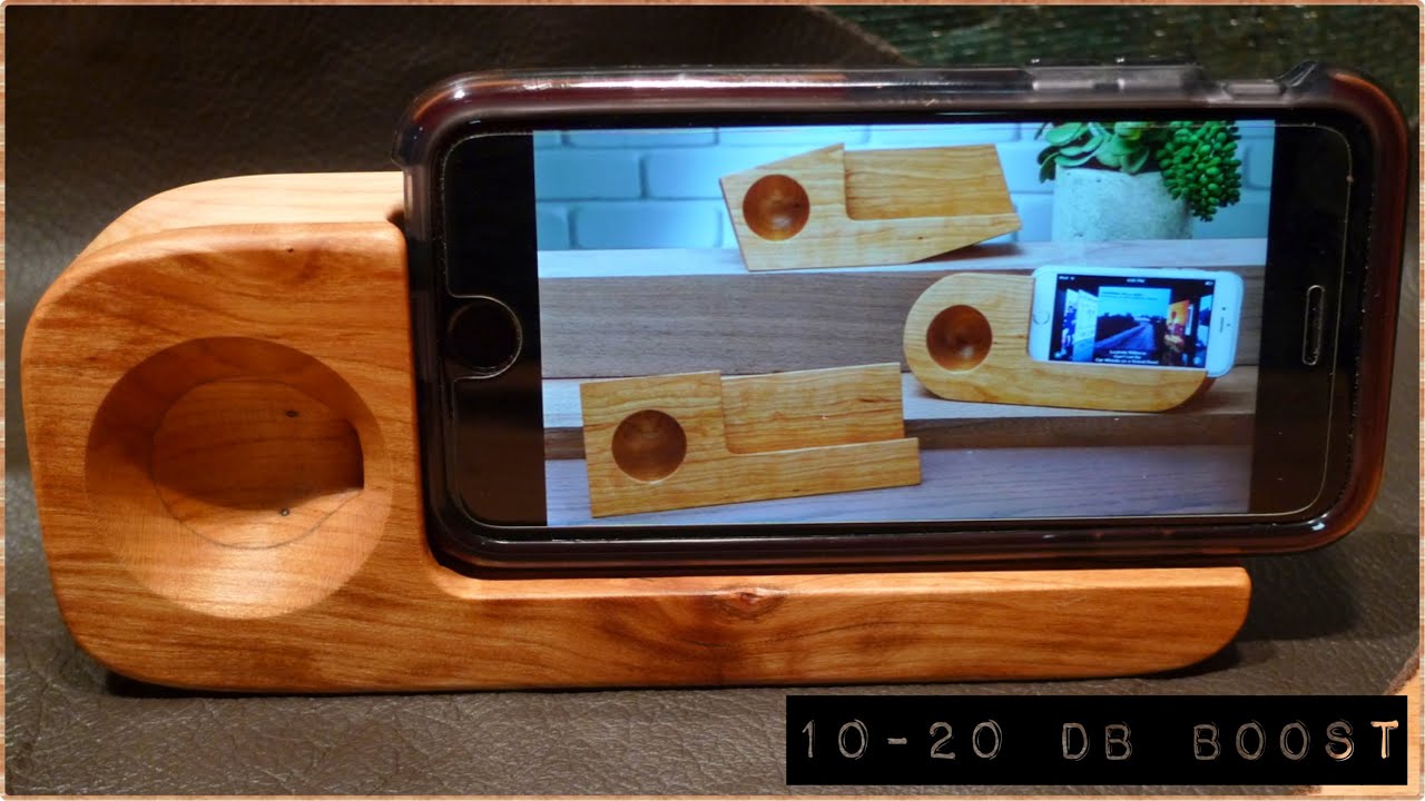 Wooden Stand (Passive Sound Amplifier 