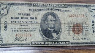Fancy Friday True Radar on a National Bank Note