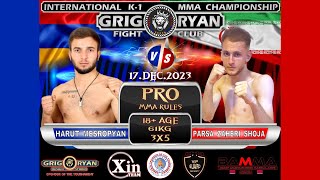 GFC-7 /Harut Mesropyan (Armenia) vs Parsa Zaheri Shoja (Iran) MMA