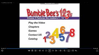 Opening To Baby Bumblebee's 123's : Baby Math Sequening (2000) DVD (Philippines)