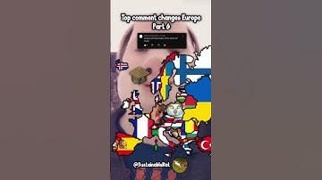 トップコメントがヨーロッパの地図を変更 パート 6 #fyp #fypシ #mapping #geography