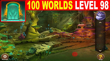 100 Worlds LEVEL 98 Walkthrough - Escape Room Game 100 Worlds Guide