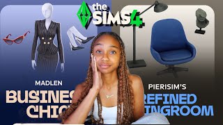 My Unpopular Opinion of Business Chic 👚, Refined Living 🛋️ Kits ! | The Sims 4
