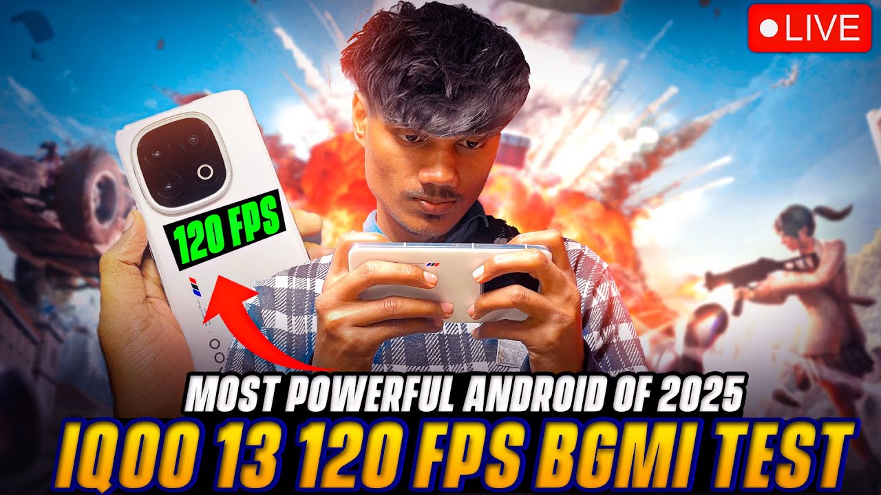 IQOO 13 BGMI TEST WITH FPS METER 😲🔥 | LIVE TEST | PERFORMACE & GAMEPLAY ...