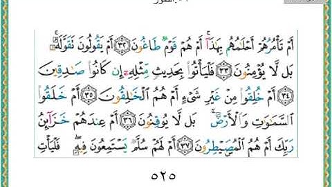 سورة الطور 52 سعد الغامدي