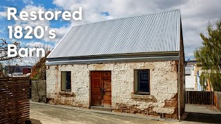 Restored 1820's Barn Makes Incredible Urban Home | Full Airbnb Tiny Barn Tour!