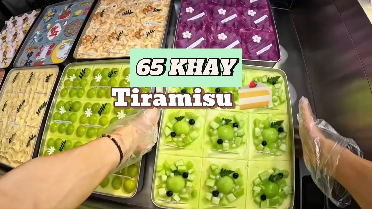(Vietsub)Lập kỷ lục mới, bán hết 65 khay tiramisu #tiramisucake #lifevlog #douyin