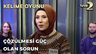 Kelime Oyunu: Çözülmesi güç olan sorun