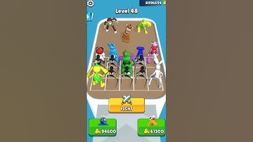 Level.48 | Merge Run Blue Rainbow #shorts
