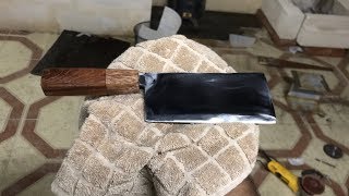 قص ساطور الى سكين يابانية japanese knife Nakiri