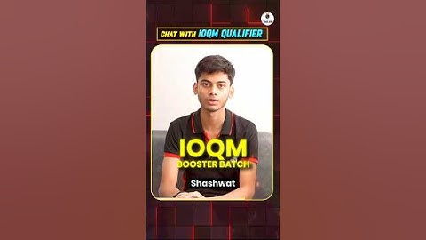 🎯IOQM Topper Se Sikhe – Smart Preparation Tips!