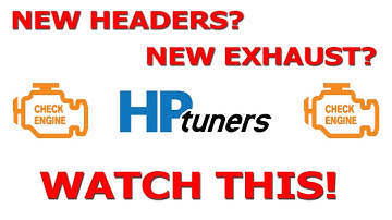 Tuning for Emissions with Headers or Exhaust