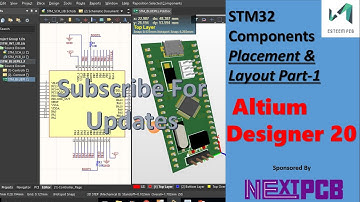 Altium Designer 20 Tutorial STM32 Components Placement Sponsored by "Nextpcb.com"