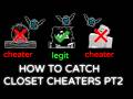 How To Catch *CLOSET CHEATERS* In Roblox Rivals PT2...