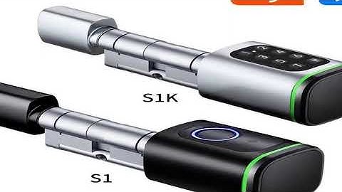 A must-have product! Keyless Smart Cylinder Lock with Tuya Smartlife App RFID NFC IC Card Pin Code