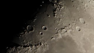 Waxing Gibbous 60% Moon - Nikon P1000 Movie Mode - 23:15 Tuesday 16th April 2024 Gibraltar 🇬🇮 Med