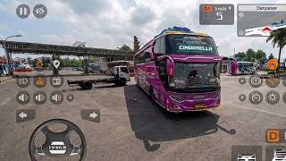 Game Mobil Bus Telolet Cinderella Msm Fadel 36 Not Menerobos Kemacetan | Basuri Bussid Gameplay screenshot 2