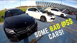 We took the big turbo speed 3 to track at tmp cayuga for some casual
open lapping. corksport intake manifold and full race exhaust are
fanta...
