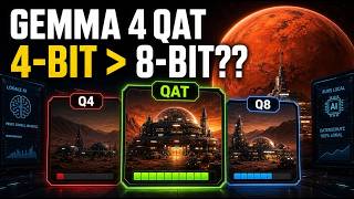 Gemma 4 QAT getestet: 4-Bit besser als 8-Bit??