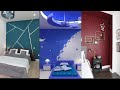 Bedroom wall colour comination ideas | Amazing Home Decor