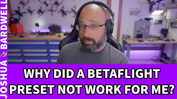 Why Did This Betaflight Preset Cause My Drone To Fall Out Of The Sky? - FPV Questions