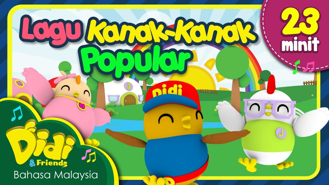 Kalau Rasa Gembira  Koleksi Lagu Kanak Kanak Popular  Didi  Friends  23 Minit