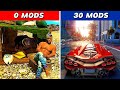 I INSTALLED *30 Realistic Graphic MODS* IN GTA 5 😱