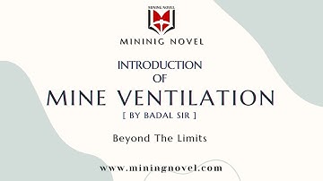 Introduction of Mining Ventilation   #GATE #Mining_engineering #mining_overman #ECL #mining_Sirdar
