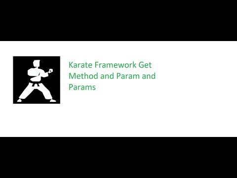 Karate Framework Beginner Class 14: Get Method | Param | Params Methods