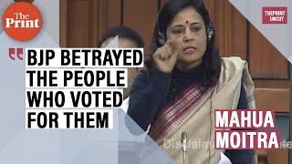 BJP betrayed the people who voted for them by questioning their citizenship: Mahua Moitra