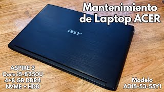 Completly Disassemble and Maintenance / Notebook Acer Aspire 3