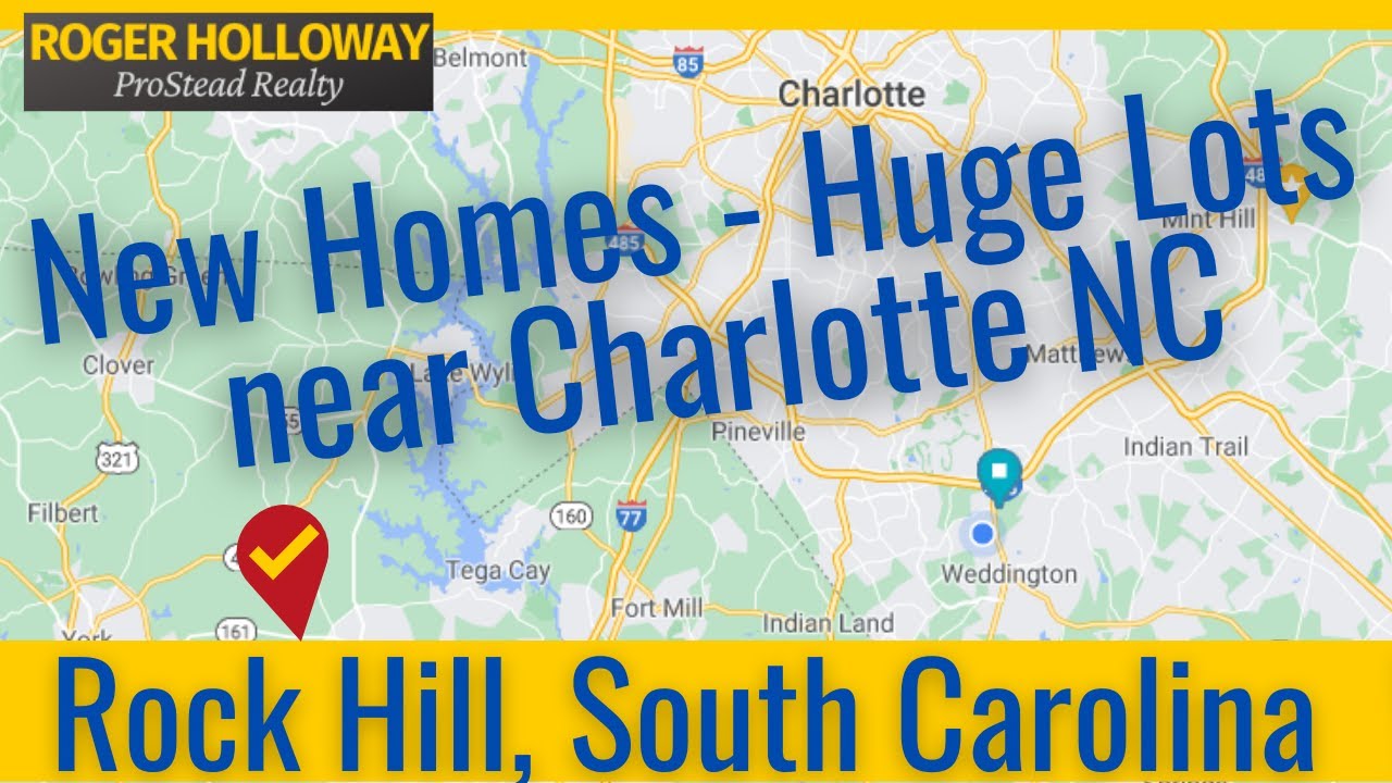 New Homes on Huge Lots [Larne Glen in Rock Hill SC] YouTube