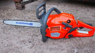 Новая Бензопила. Почему не STIHL, а Husqvarna 130. Первый запуск.