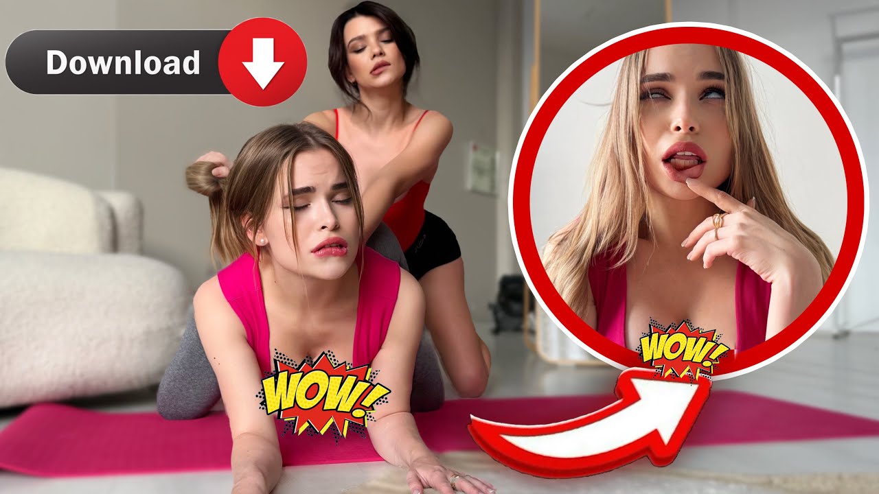 YOGA CHALLENGE | flirting and close touch | yoga lesson for beginners