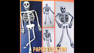 How to Make a Paper Skeleton /Crafting a Model of  Paper Skeleton