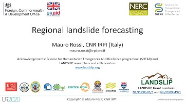 Regional landslide forecasting