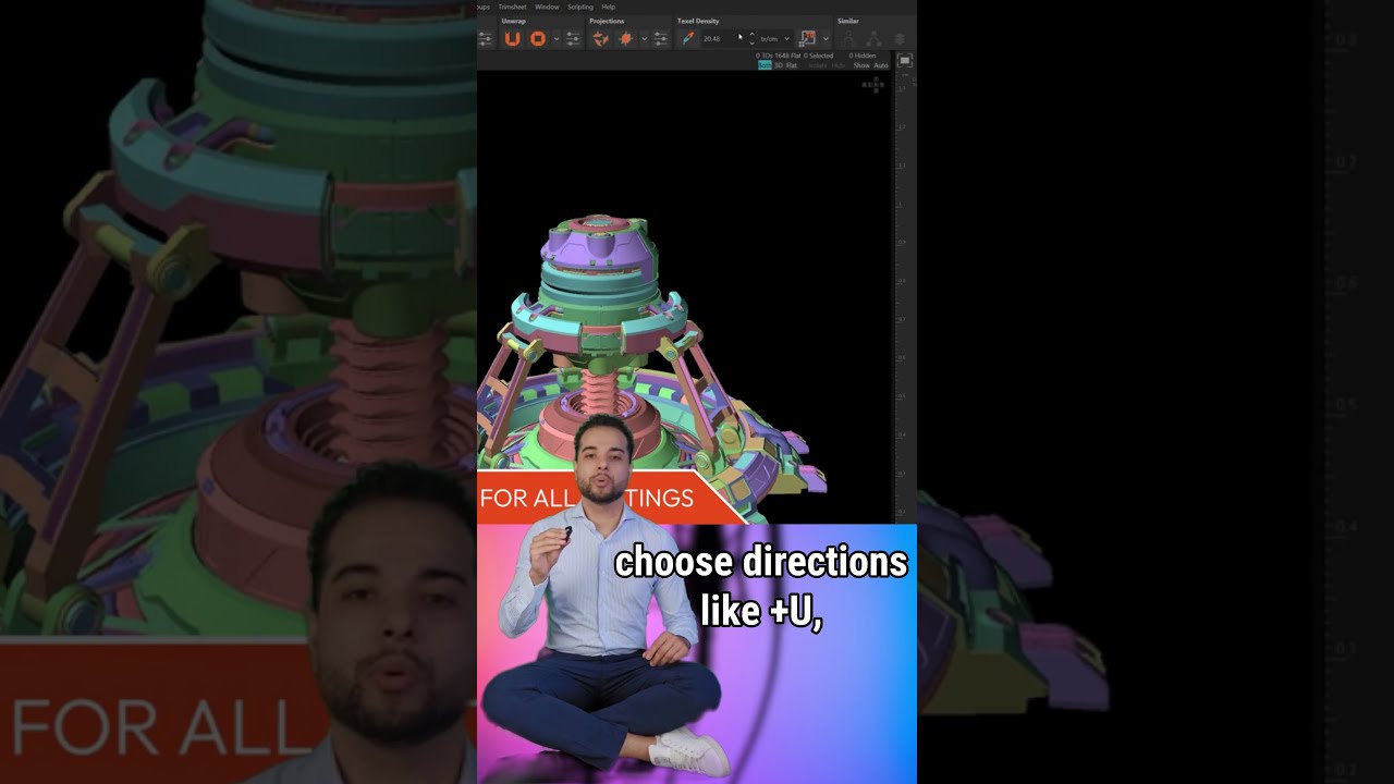 RizomUV 2025 GPU Packing Reshapes UV Mapping 3D