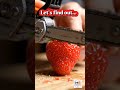 can Tiny Chainsaw Cut A Real Strawberry?| #shorts